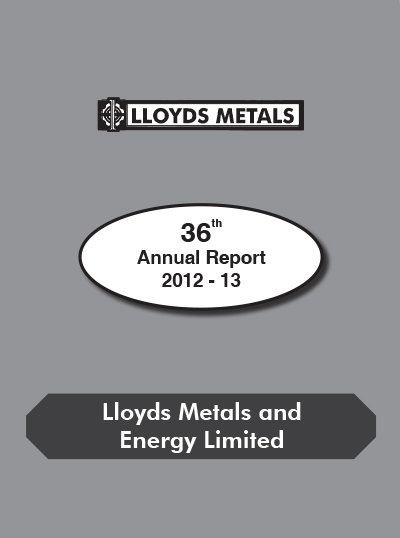 Annual Report for Financial Year 2012-13
