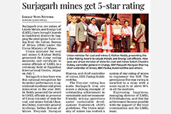 Surjagarh mines get 5-star rating