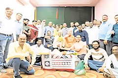 Felicitation of Retired Employees by the Quality Control Department of Lloyds Metals